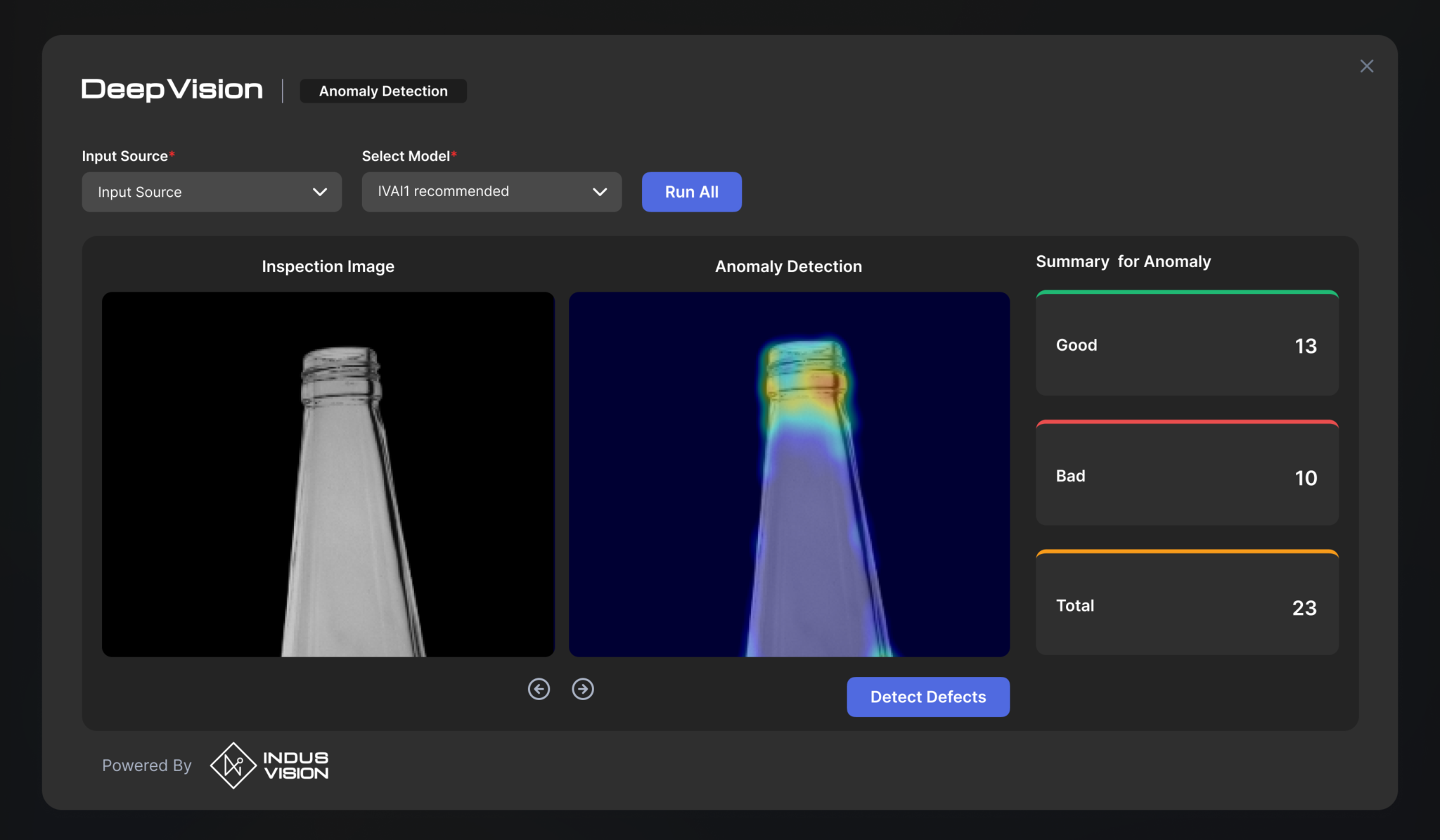 Optical Inspection Software DeepVision AI Visual Inspection Software | Defect Detection | Indus Vision
