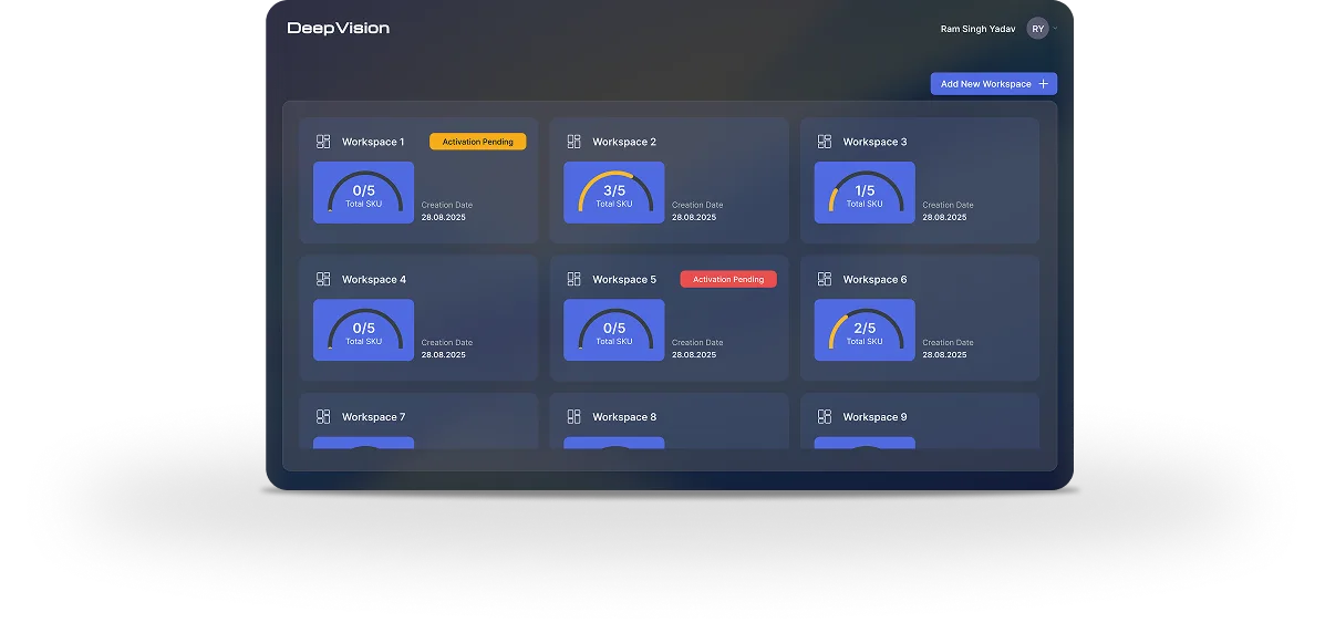 DeepVision AI vision inspection system